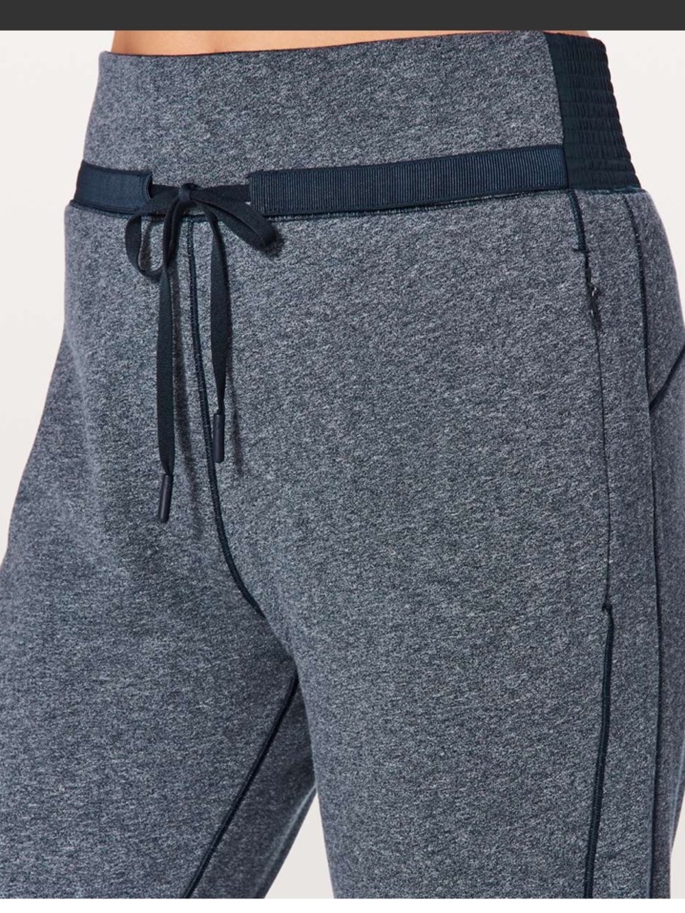 LULULEMON Cool and Collected Heather Blue Joggers - Picture 4 of 14